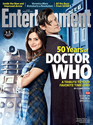 Illustration for article titled Entertainment Weekly's new Doctor Who cover has an animated sonic screwdriver gif